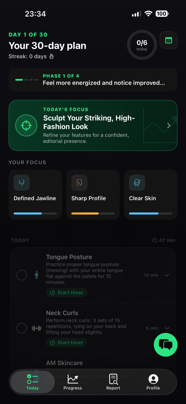 Looksmaxxing 30-day daily plan